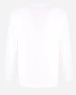 ABARTH - MAGLIA MANICA LUNGA BIANCA DA UOMO CON STAMPA