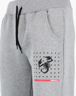 ABARTH - PANTALONE GRIGIO CON MOLLA DA UOMO