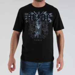 ACDC - UOMO TSHIRT MEZZA MANICA 100% COTONE