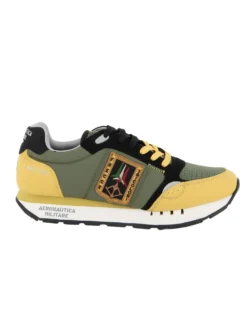 AERONAUTICA MILITARE - SNEAKERS GIALLA, VERDE E NERA - 292CT3331-94660
