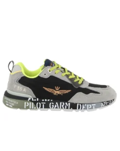 AERONAUTICA MILITARE - SNEAKERS GIALLA, VERDE E NERA - 292CT3331-94660