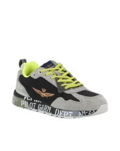 AERONAUTICA MILITARE - SNEAKERS GIALLA, VERDE E NERA - 292CT3331-94660