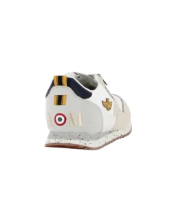 AERONAUTICA MILITARE - SNEAKERS BIANCA, GRIGIA E BEIGE - 288CT3545-94640