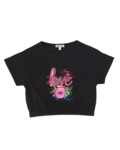 AMERICAN RAP - GIRL TOP MEZZA MANICA