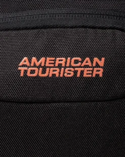 AMERICAN TOURISTER - LINEA BUSINESS AT WORK ZAINO NERO ARANCIO