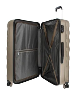 AMERICAN TOURISTER - TROLLEY BRONZO 4 RUOTE IN ABS CON COMBINAZIONE TSA