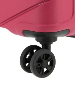 AMERICAN TOURISTER - TROLLEY FUXIA IN ABS 4 RUOTE CON COMBINAZIONE TSA