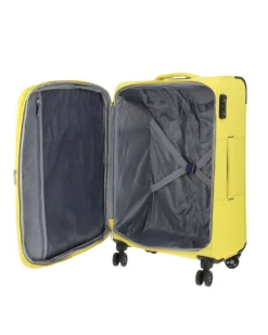 AMERICAN TOURISTER - TROLLEY LIME IN TESSUTO ESPANDIBILE CON LUCCHETTO TSA