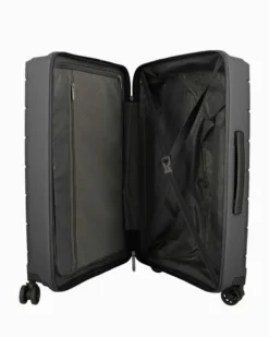 AMERICAN TOURISTER - TROLLEY NERO 4 RUOTE IN ABS CON COMBINAZIONE TSA