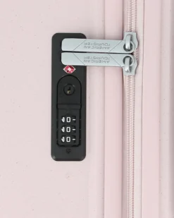 AMERICAN TOURISTER - TROLLEY ROSA 4 RUOTE IN ABS CON COMBINAZIONE TSA