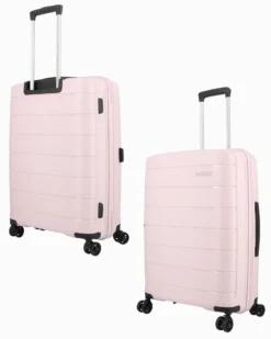 AMERICAN TOURISTER - TROLLEY ROSA 4 RUOTE IN ABS CON COMBINAZIONE TSA