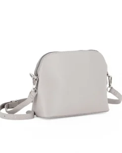 ANNES NICOLE - Tracolla grigia con logo frontale
