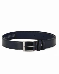 ARMATA DI MARE - Cinta blu con fodera in VERA PELLE