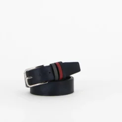 ARMATA DI MARE - Cinta da uomo blu in VERA PELLE