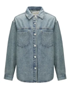 BACHATA - CAMICIA DI JEANS DA DONNA CON STRASS