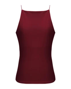 BACHATA - Canotta spalla stretta bordeaux
