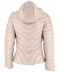 BACHATA - GIUBBINO 100GR BEIGE DA DONNA CON CAPPUCCIO