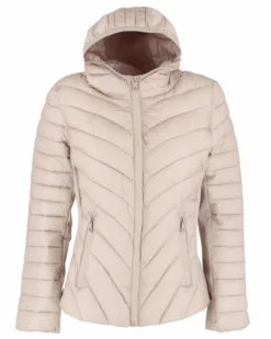 BACHATA - GIUBBINO 100GR BEIGE DA DONNA CON CAPPUCCIO