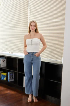 BACHATA - Jeans bootcut denim chiaro