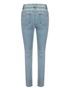 BACHATA - JEANS SKINNY PUSH UP DENIM CHIARO CON STRASS