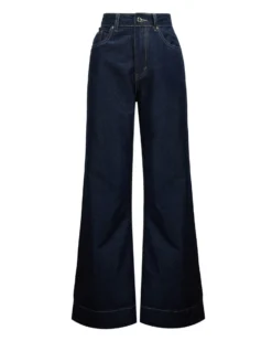 BACHATA - Jeans wide leg blu scuro
