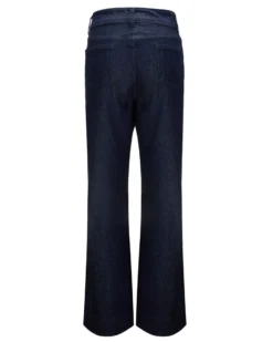 BACHATA - JEANS WIDE LEG IN DENIM SCURO DA DONNA