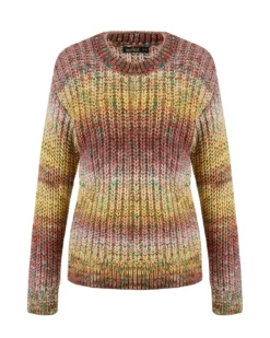BACHATA - Maglia manica lunga multicolor lavorato a maglia da donna