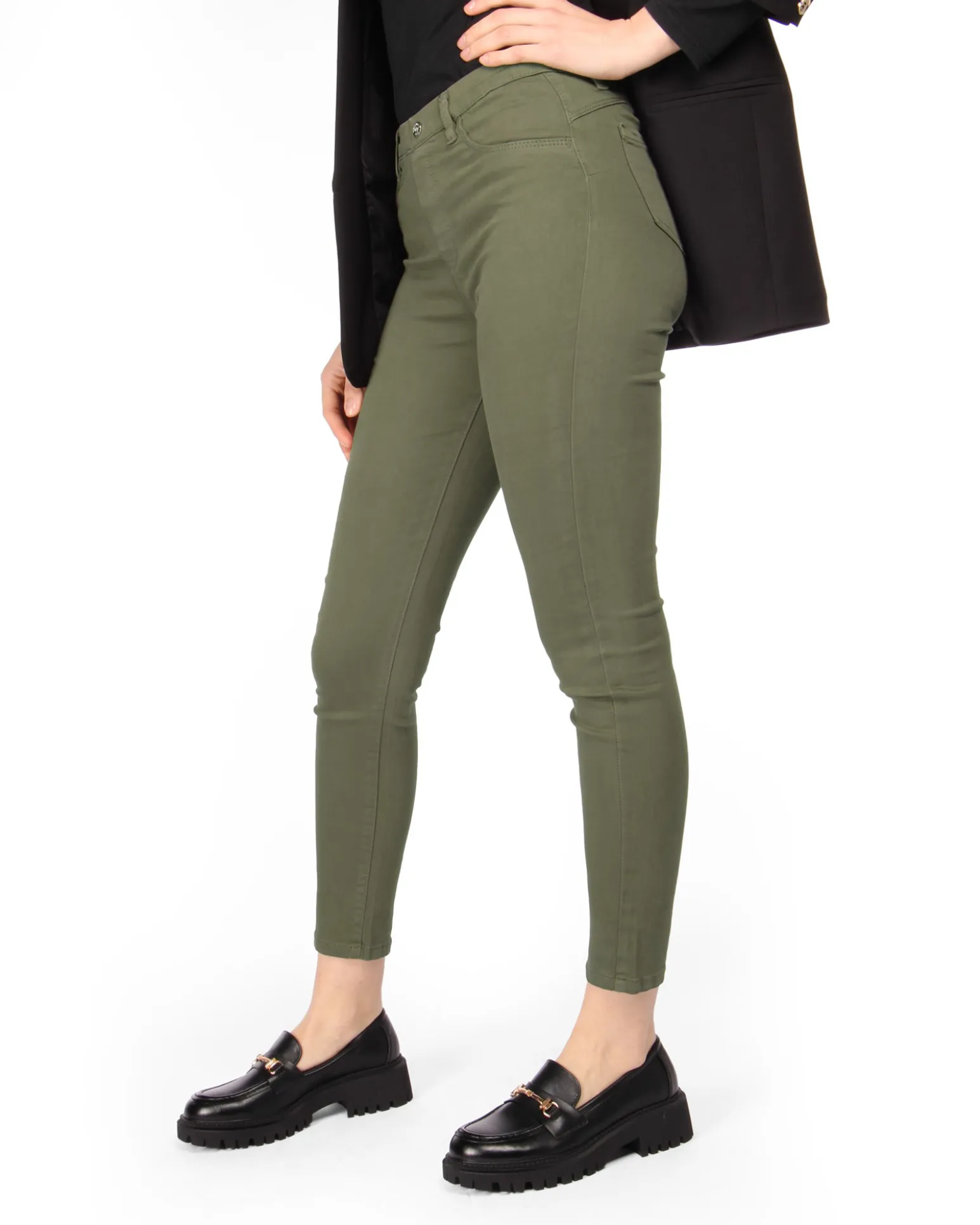 BACHATA - PANTALONE COTONE FINTO 5TASCHE