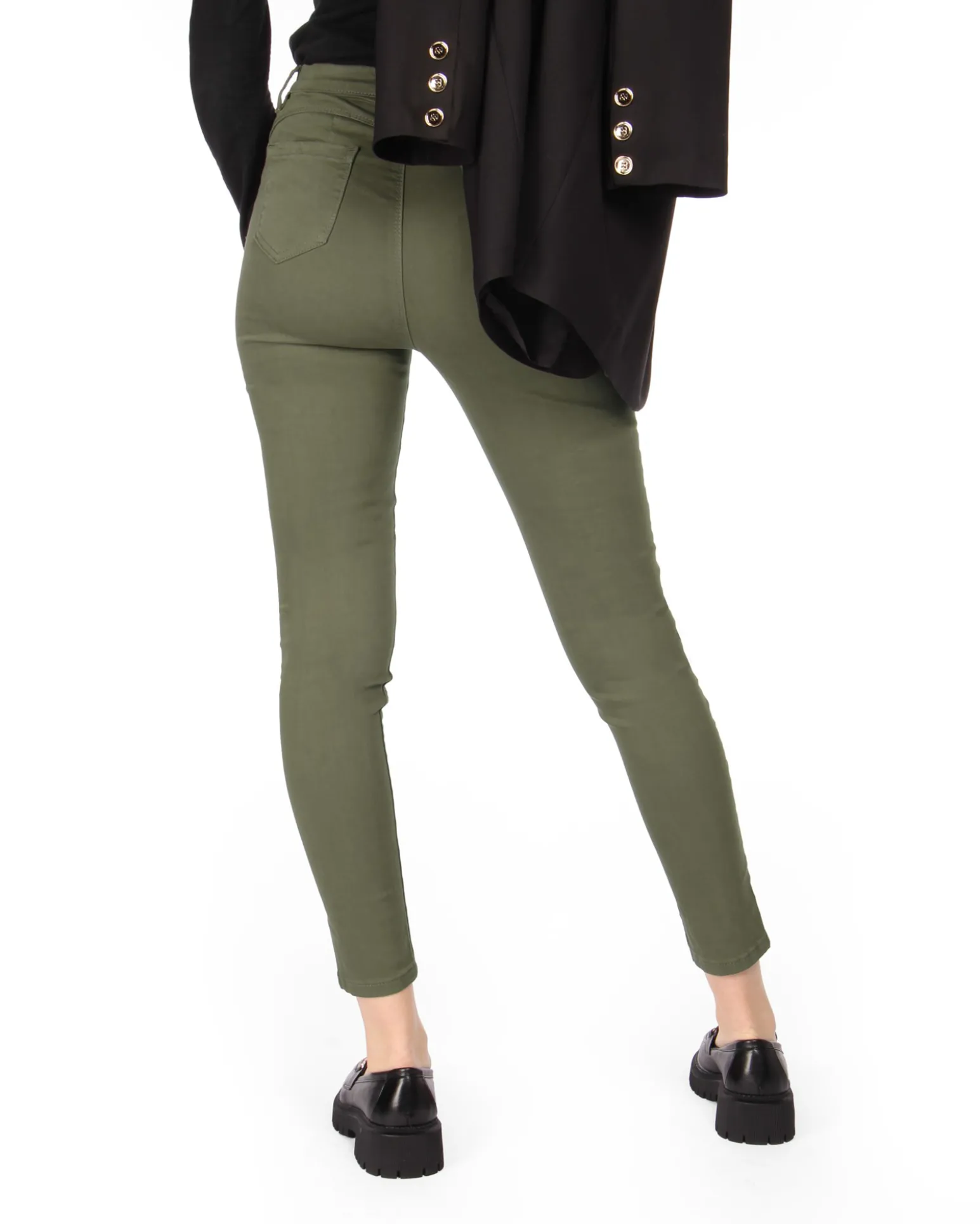 BACHATA - PANTALONE COTONE FINTO 5TASCHE