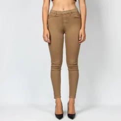 BACHATA - PANTALONE IN COTONE FINTO 5 TASCHE