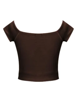 BACHATA - Top crop marrone