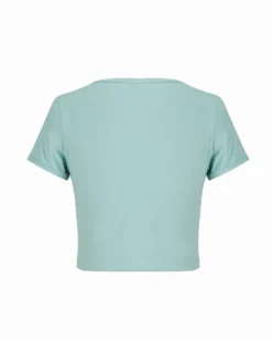 BACHATA - Tshirt manica corta azzurro