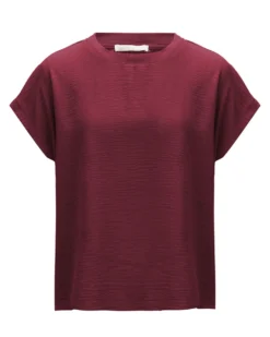 BACHATA - Tshirt manica corta bordeaux