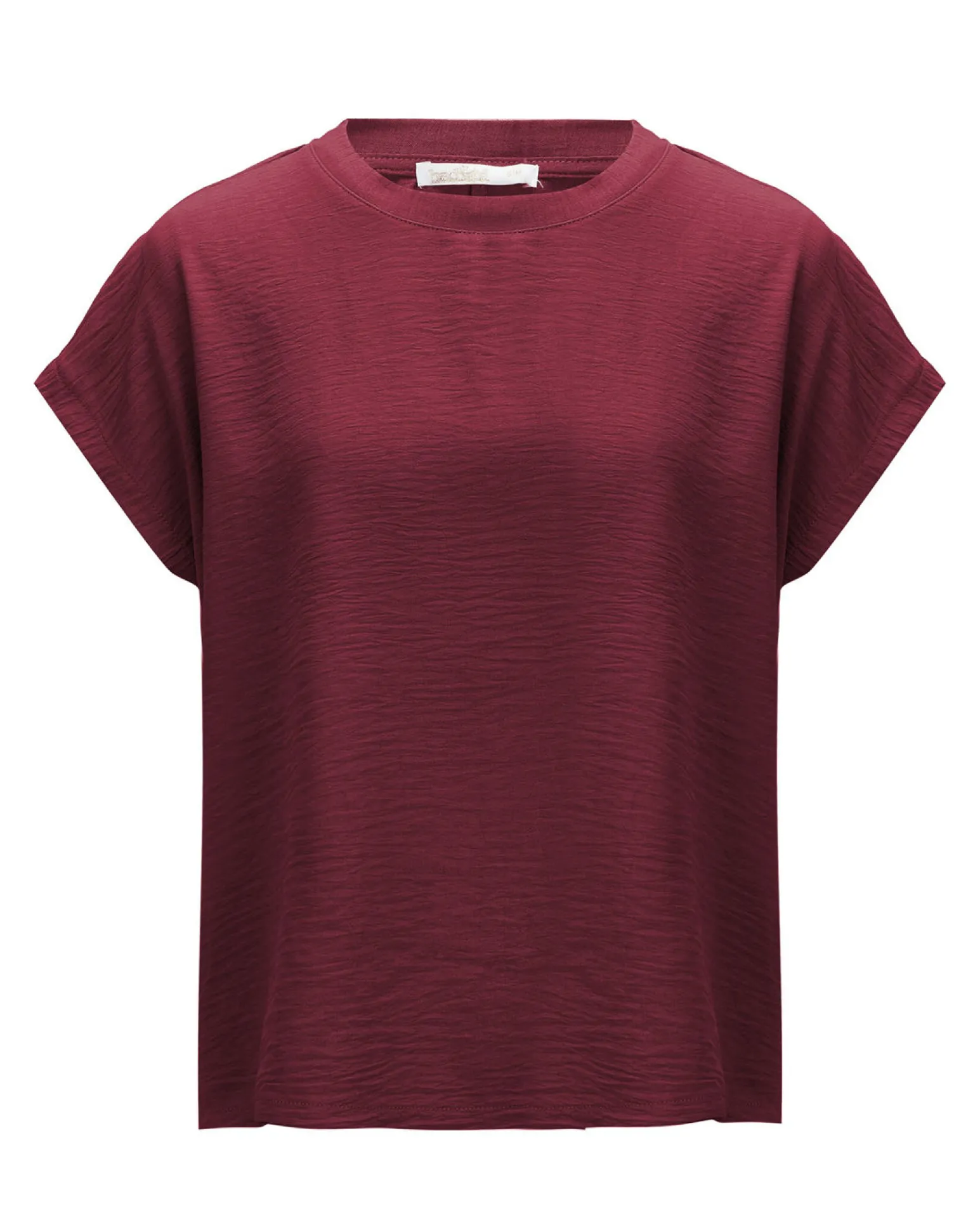 BACHATA - Tshirt manica corta bordeaux