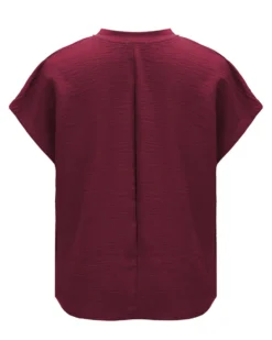 BACHATA - Tshirt manica corta bordeaux