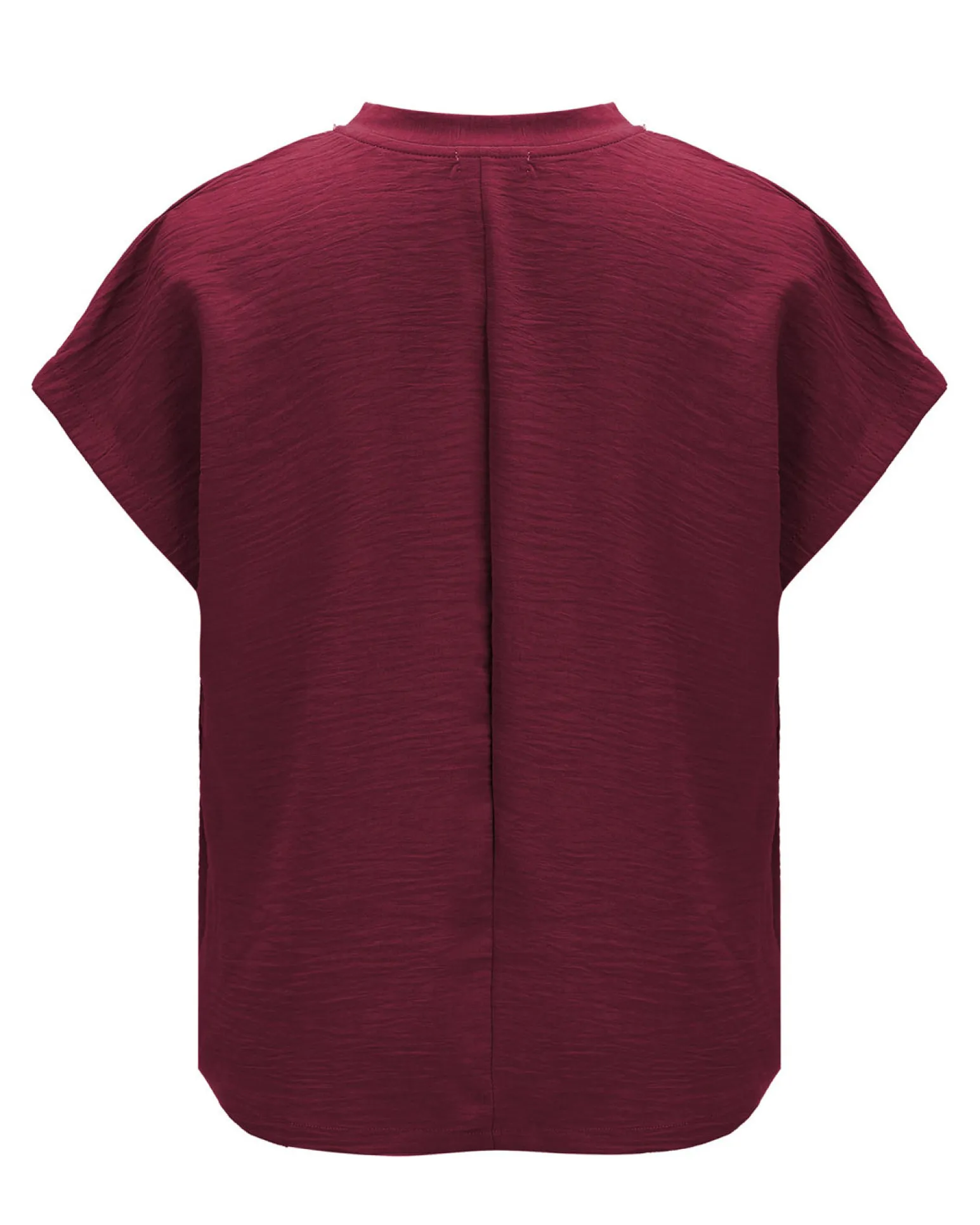 BACHATA - Tshirt manica corta bordeaux
