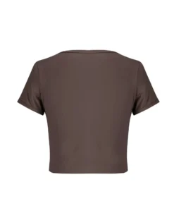 BACHATA - Tshirt manica corta marrone