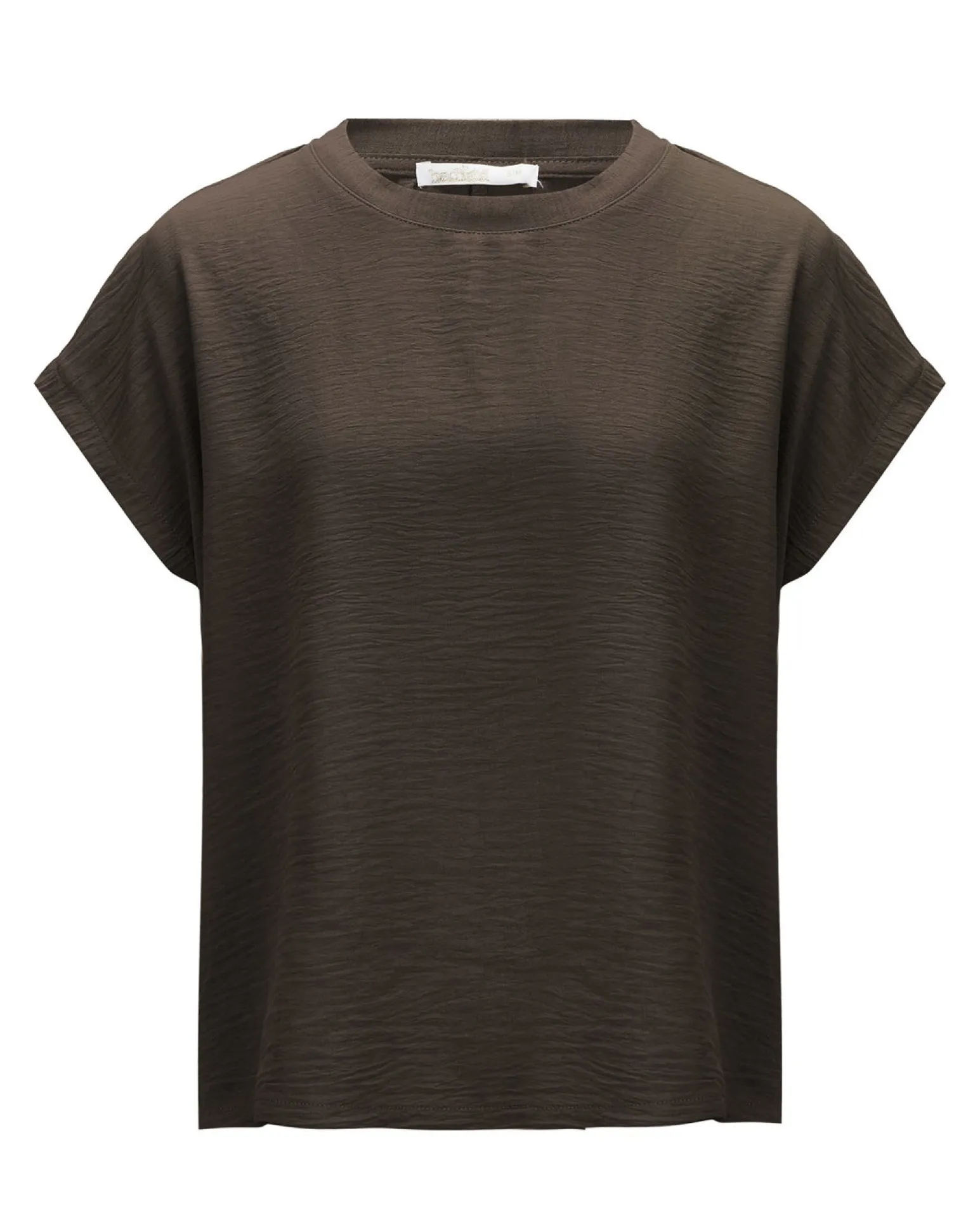 BACHATA - Tshirt manica corta marrone
