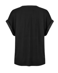 BACHATA - Tshirt manica corta nera