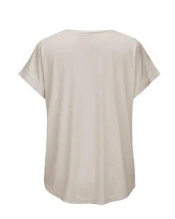 BACHATA - Tshirt manica corta verde beige