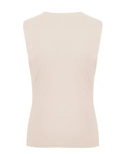 BACHATA - Tshirt smanicata beige