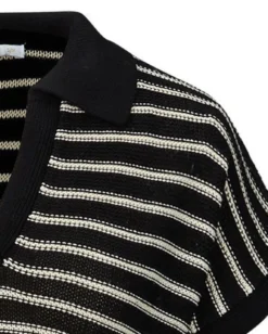 BACHATA -Vestito a maniche corte con righe