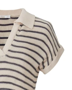 BACHATA -Vestito a maniche corte con righe