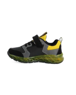 BATMAN - Sneakers nera da bambino con luci e strappo