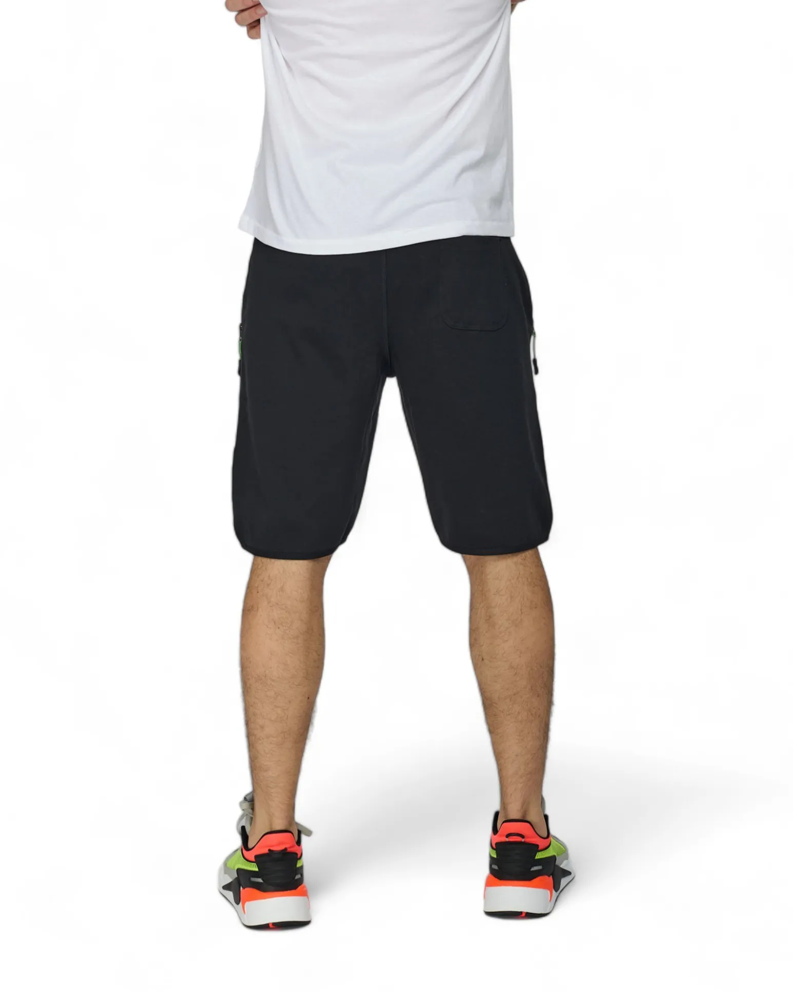 BERMUDA FELPA CON ZIP