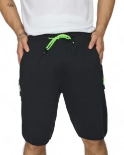 BERMUDA FELPA CON ZIP