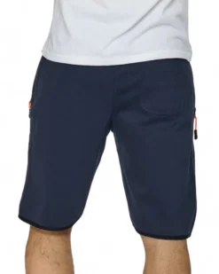 BERMUDA FELPA ZIP + STAMPA