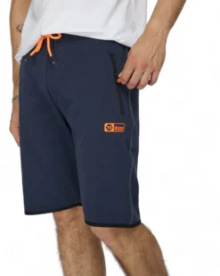 BERMUDA FELPA ZIP + STAMPA