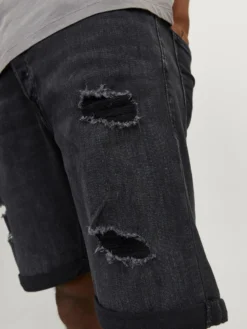 BERMUDA JEANS RICK DETAIL AM 609 BLACK D