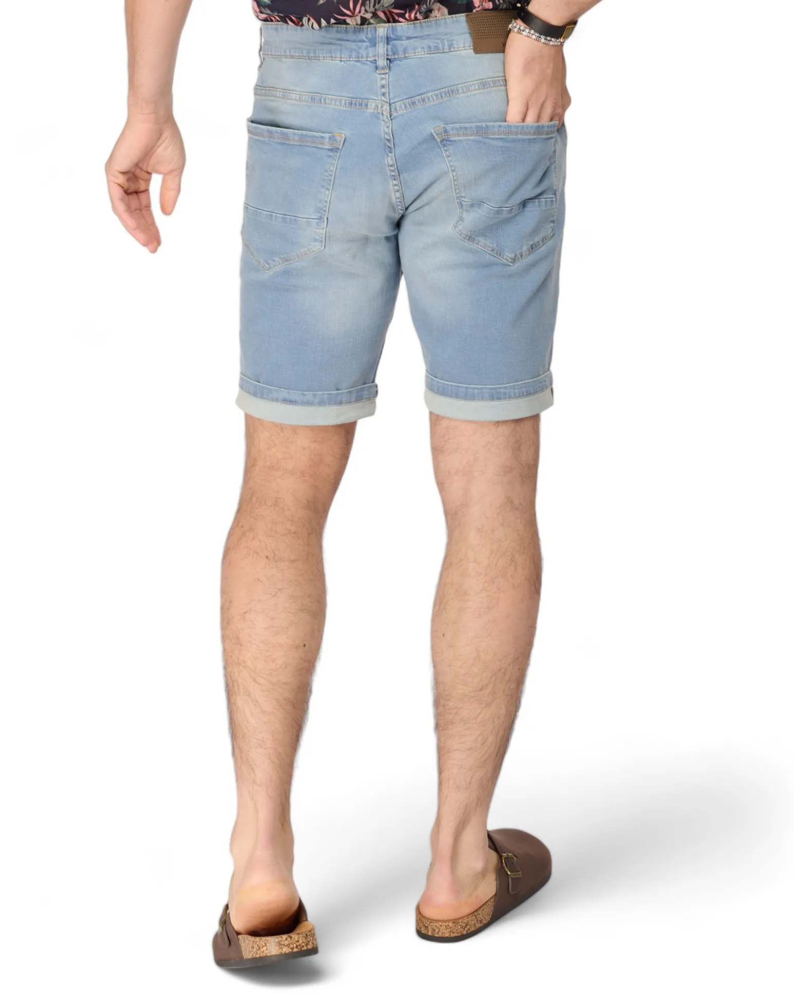 BERMUDA JEANS 5 TASCHE